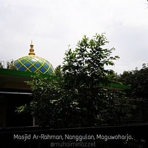 Masjid Ar-Rahman, Nanggulan, Maguwoharjo, foto Ustadz Muhaimin Azzet, Islam, puasa, Ramadhan